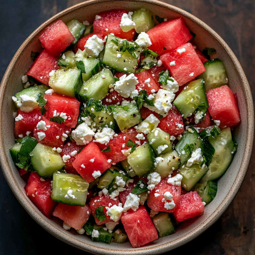 Watermelon Salad with Cucumber and Feta – A Refreshing Summer Delight 11 lilya blogging Watermelon Salad with Cucumber and Feta cref 7d09adc9 9079 4a00 829e 5e6233066a1d 0