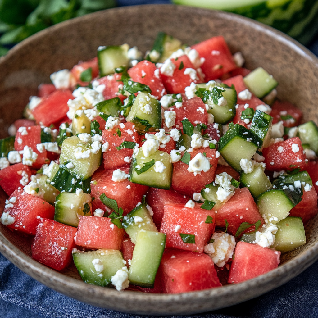 Watermelon Salad with Cucumber and Feta – A Refreshing Summer Delight 9 lilya blogging Watermelon Salad with Cucumber and Feta cref 7d09adc9 9079 4a00 829e 5e6233066a1d 2