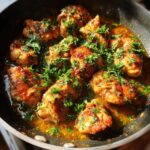 Pan of golden-brown Chicken in 20 Minutes, garnished with fresh parsley. A fast and flavorful weeknight meal.