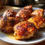 Close-up of juicy, glazed chicken thighs, showcasing a Chicken Thigh Recipes Recipe Everyone Asks For.