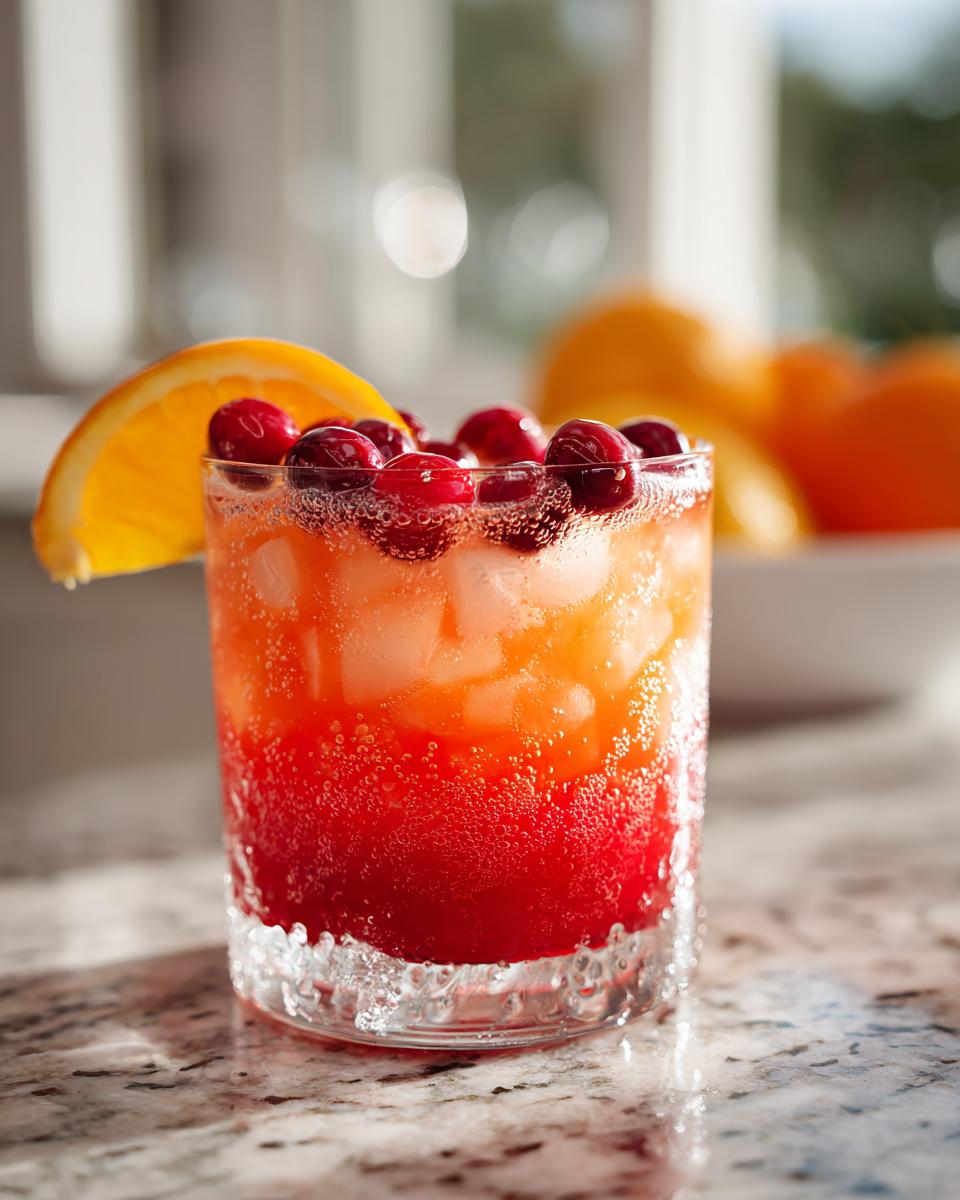 Festive Thanksgiving drink: A cranberry and orange cocktail, perfect for Best Thanksgiving Drinks 2025: Crispy Outside, Juicy Inside.