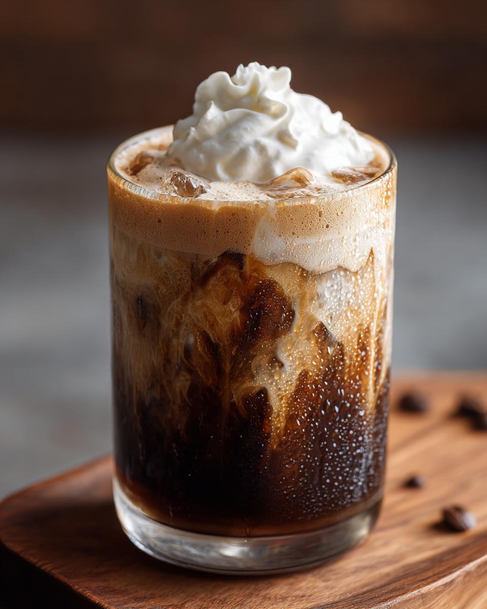 Iced coffee drink topped with whipped cream, showcasing one of the Best Starbucks Drinks 2025: Crispy Outside, Juicy Inside.