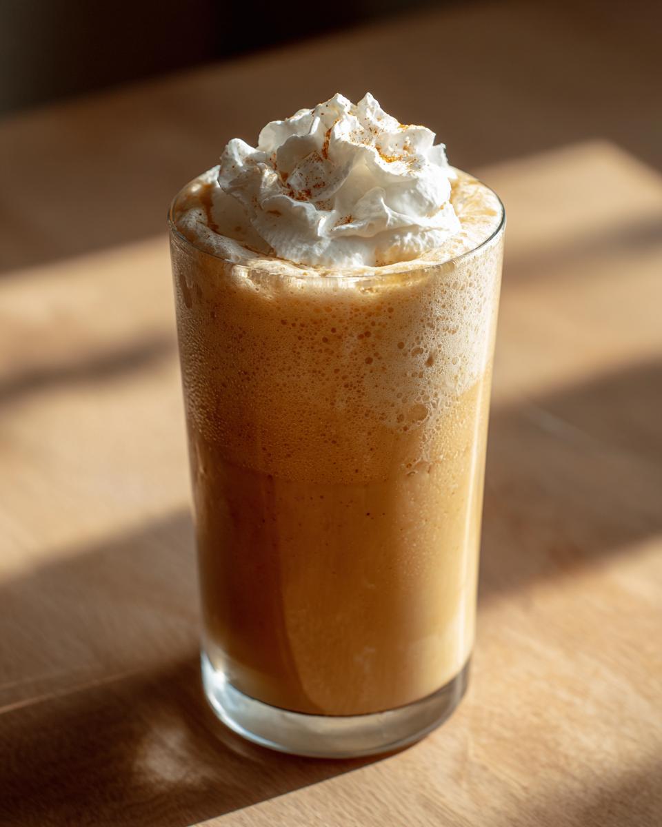 Iced coffee drink topped with whipped cream, showcasing a Starbucks Drinks Recipe Everyone Asks For.