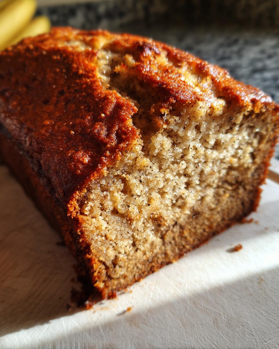 Close-up of a freshly baked loaf of banana bread. Learn What Makes Perfect Banana Bread? Try This recipe!