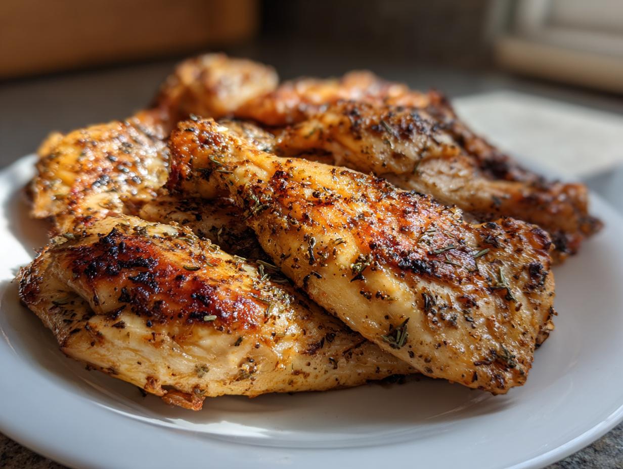 Close-up of seasoned chicken breasts, perfect for Chicken for Busy Weeknights meal prep.
