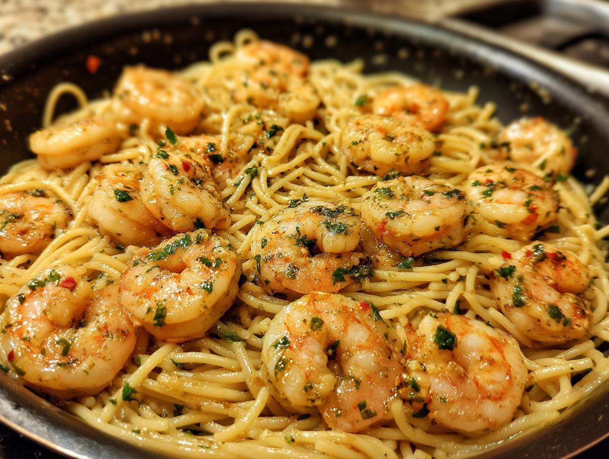 Amazing Shrimp Scampi (Lighter) in 30 Mins