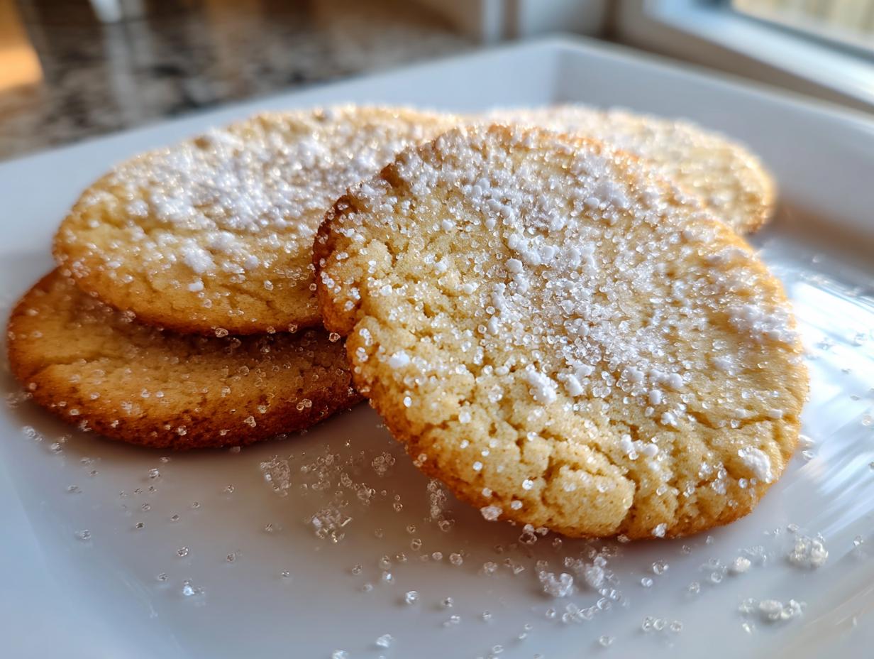 Amazing Champagne Sugar Cookies: 10 Min Bake