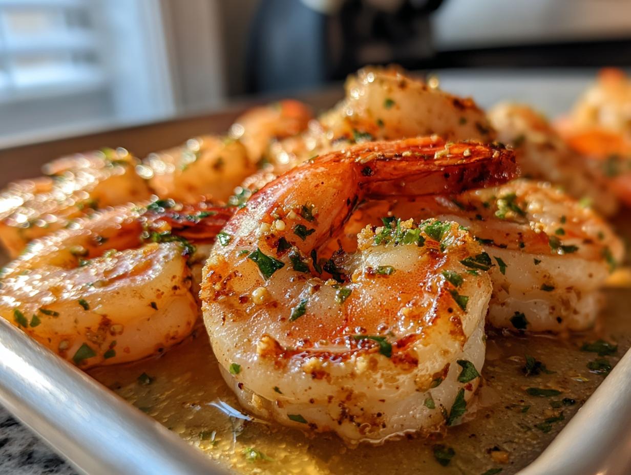 Amazing Garlic Butter Shrimp (Sheet Pan) in 20 Mins