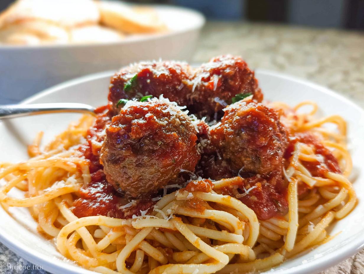3 Steps to The Best Italian Spaghetti and Meatballs