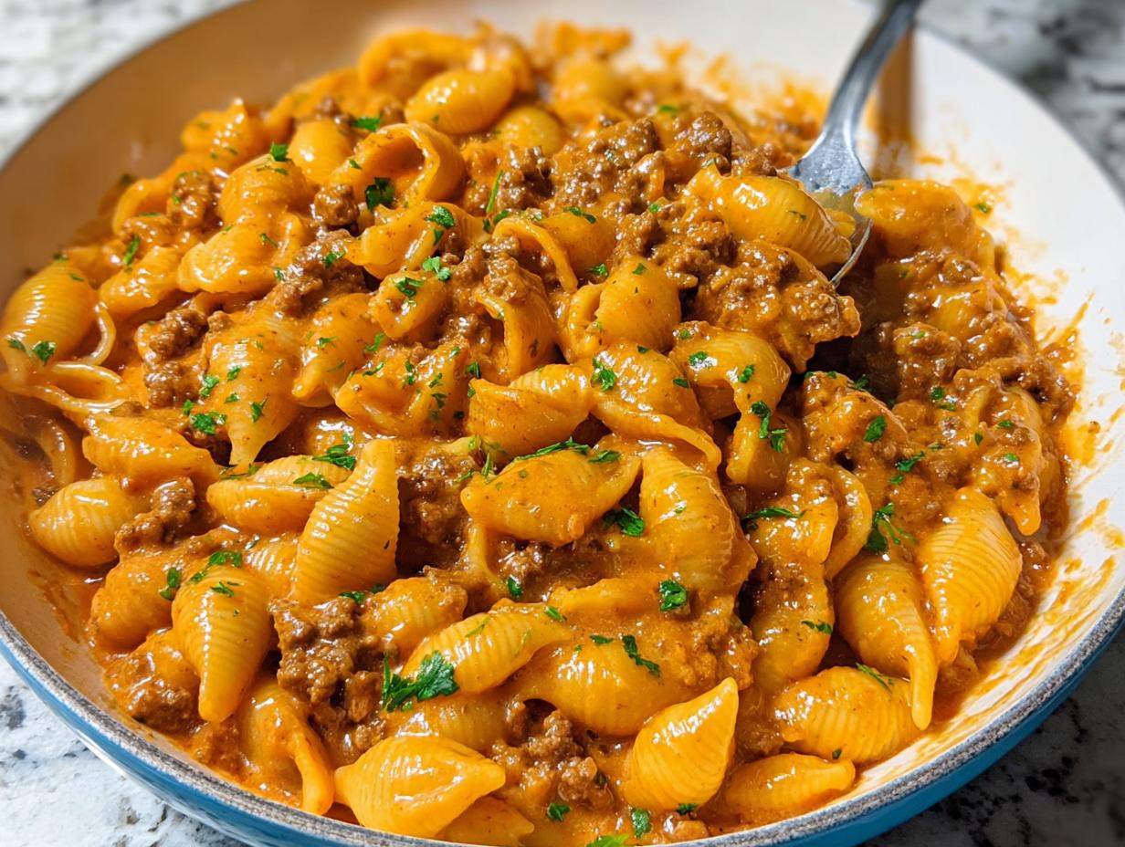 Amazing 1-Pan Creamy Hamburger Skillet