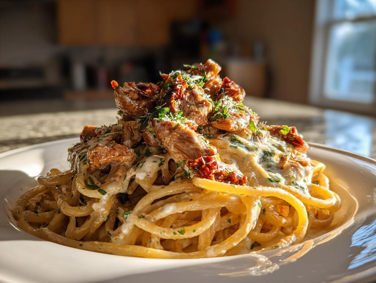 30-Minute Creamy Italian Chicken Pasta Triumph