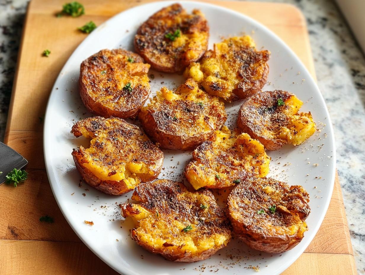 Delicious Crispy Smash Potatoes Secret 1