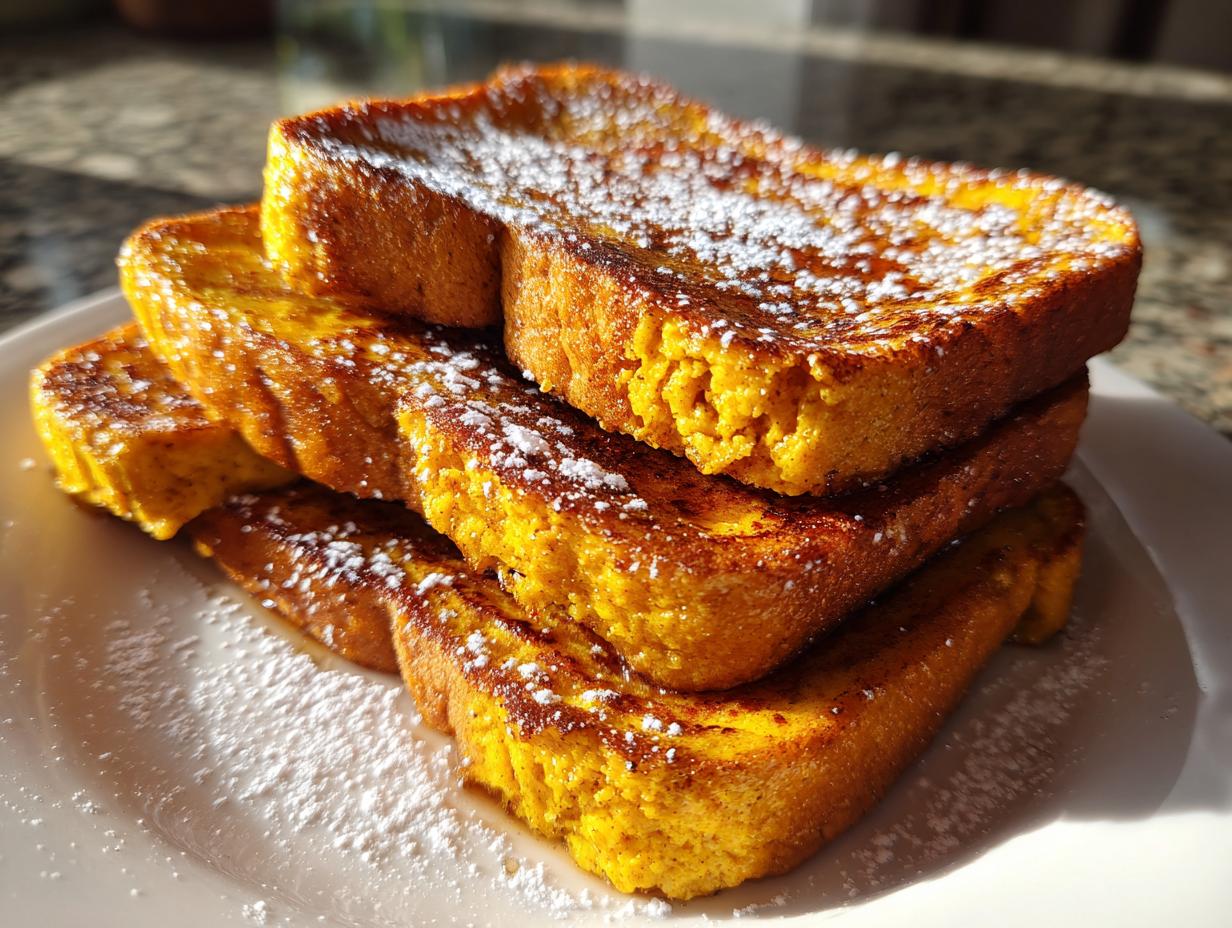 Amazing Fall Pumpkin French Toast 25 Minute Recipe