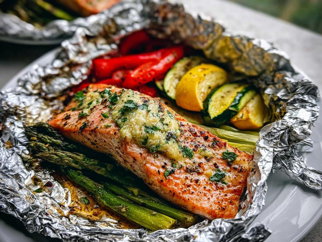 Amazing 4-Ingredient Herb Butter Salmon