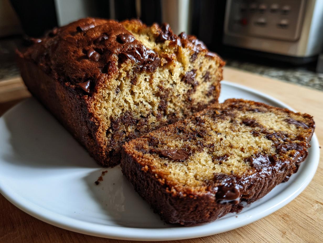How I Get Super Moist Chocolate Chip Banana Bread Recipe 1