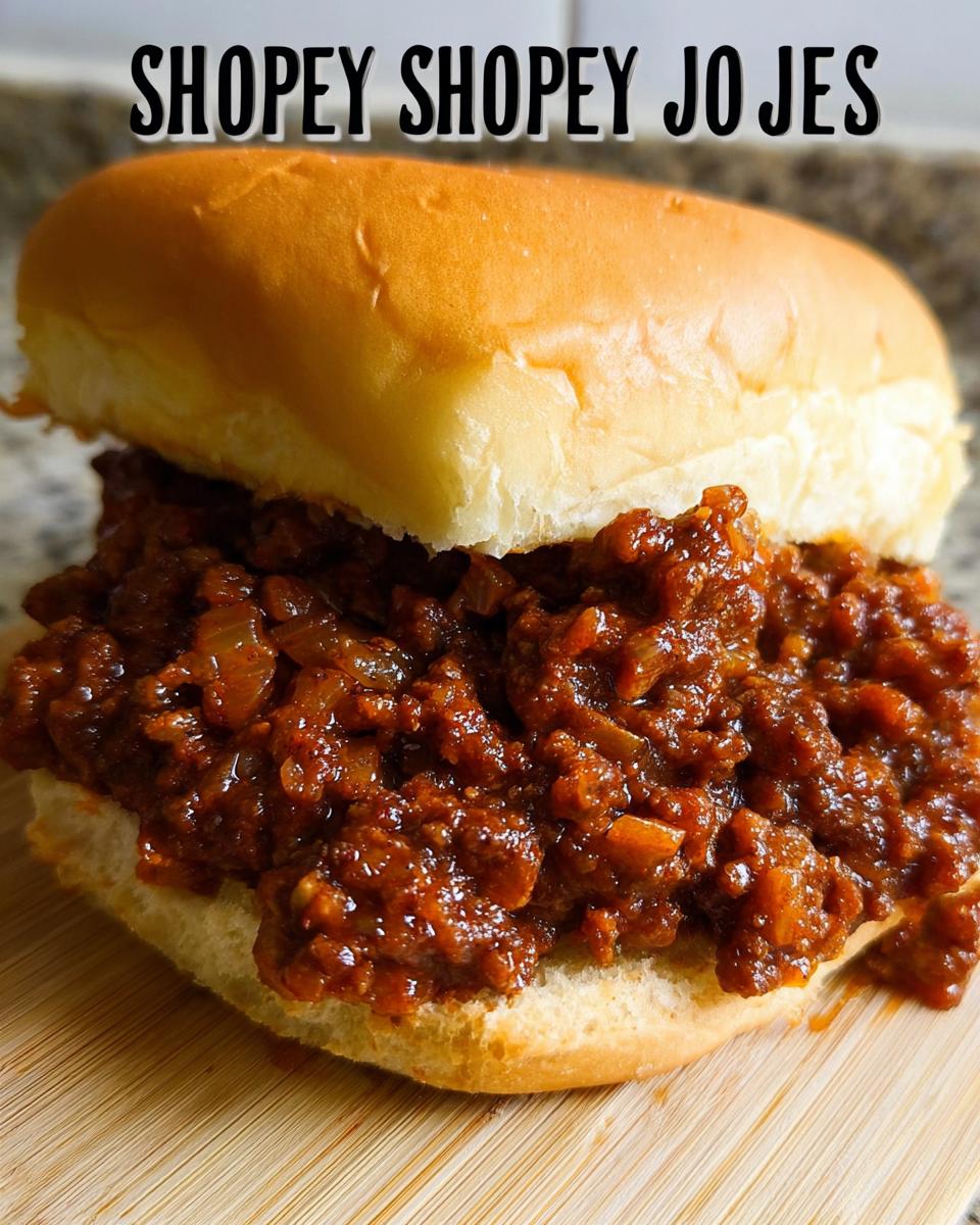 Close-up of a homemade Sloppy Joes sandwich overflowing with saucy meat mixture on a soft bun.