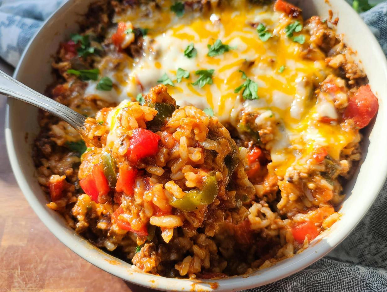 Amazing 1 Stuffed Pepper Casserole flavor
