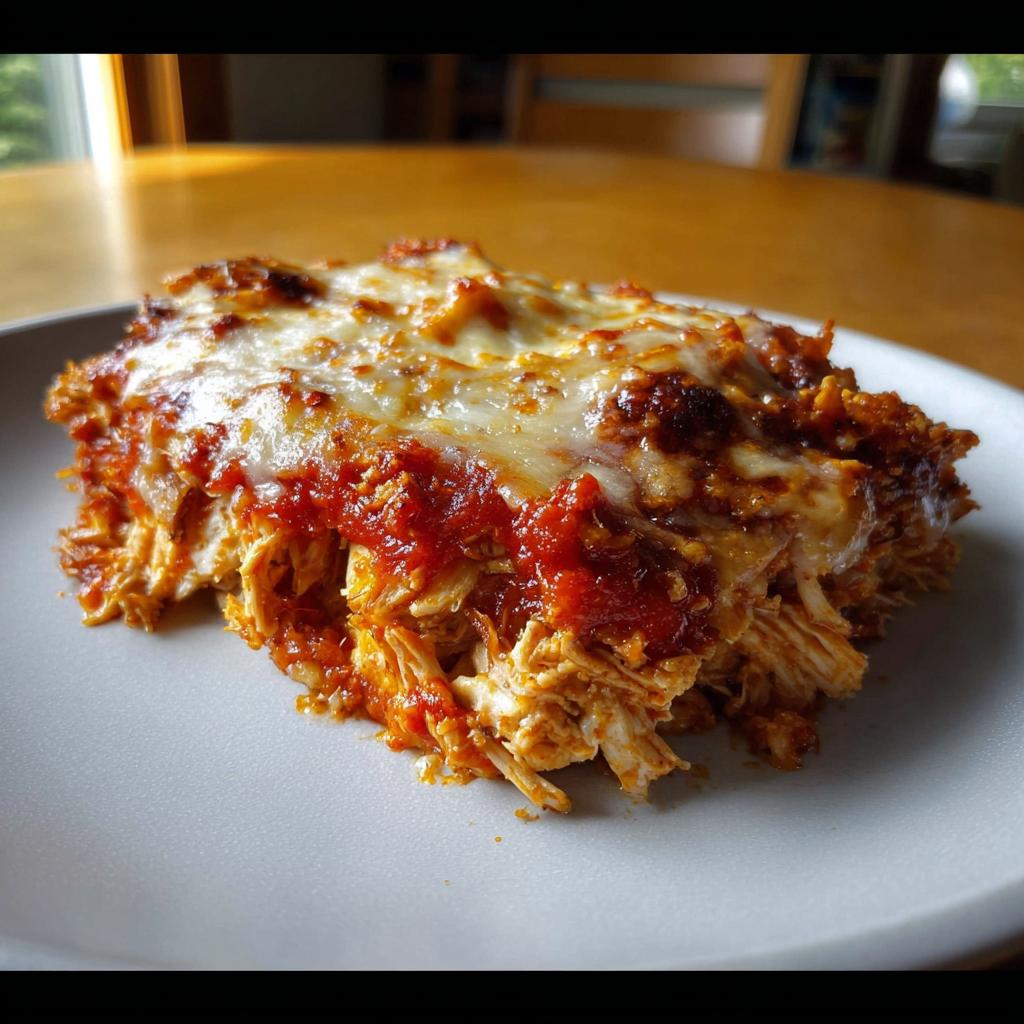A serving of cheesy, saucy shredded chicken bake, one of The Only Chicken Recipes Recipe You’ll Need (2025).