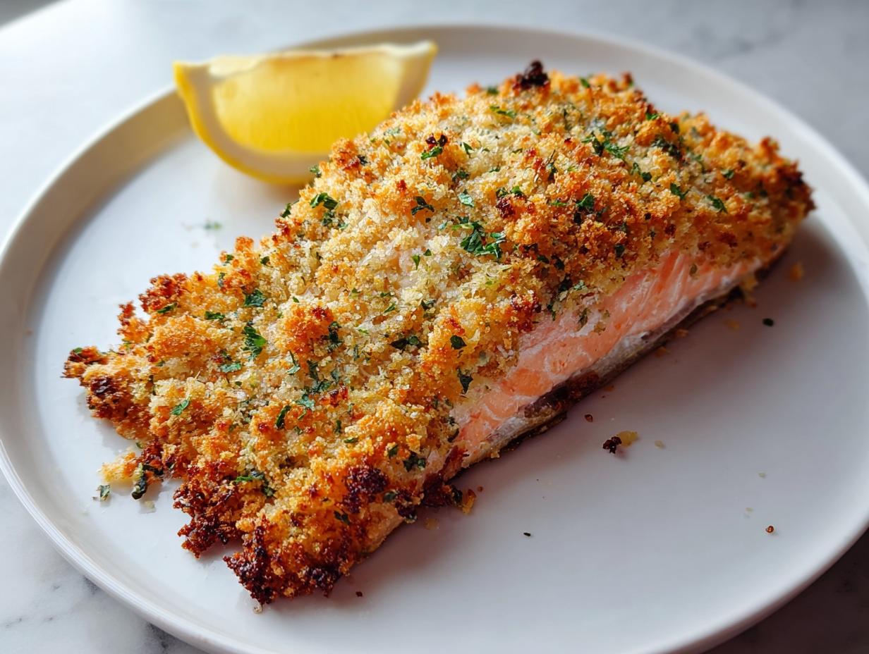 Amazing Parmesan Crusted Salmon in 15 Minutes