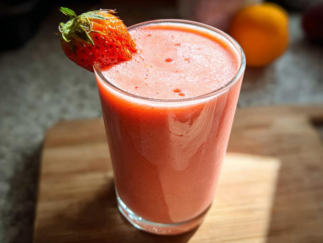 Amazing 10-Minute How to Make Strawberry Juice, Peach Juice