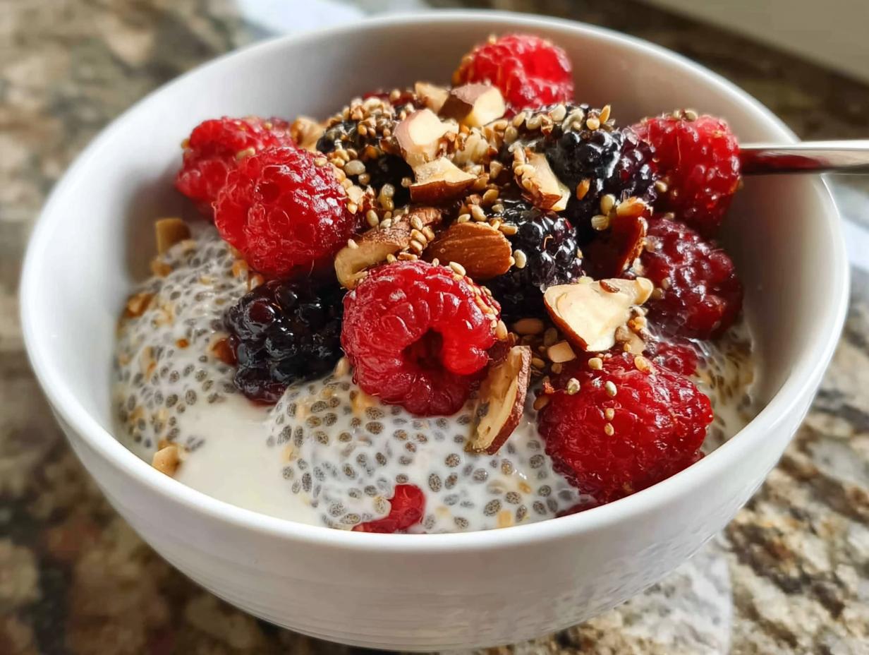 Amazing 1 Chia Seed Pudding with Greek Yogurt