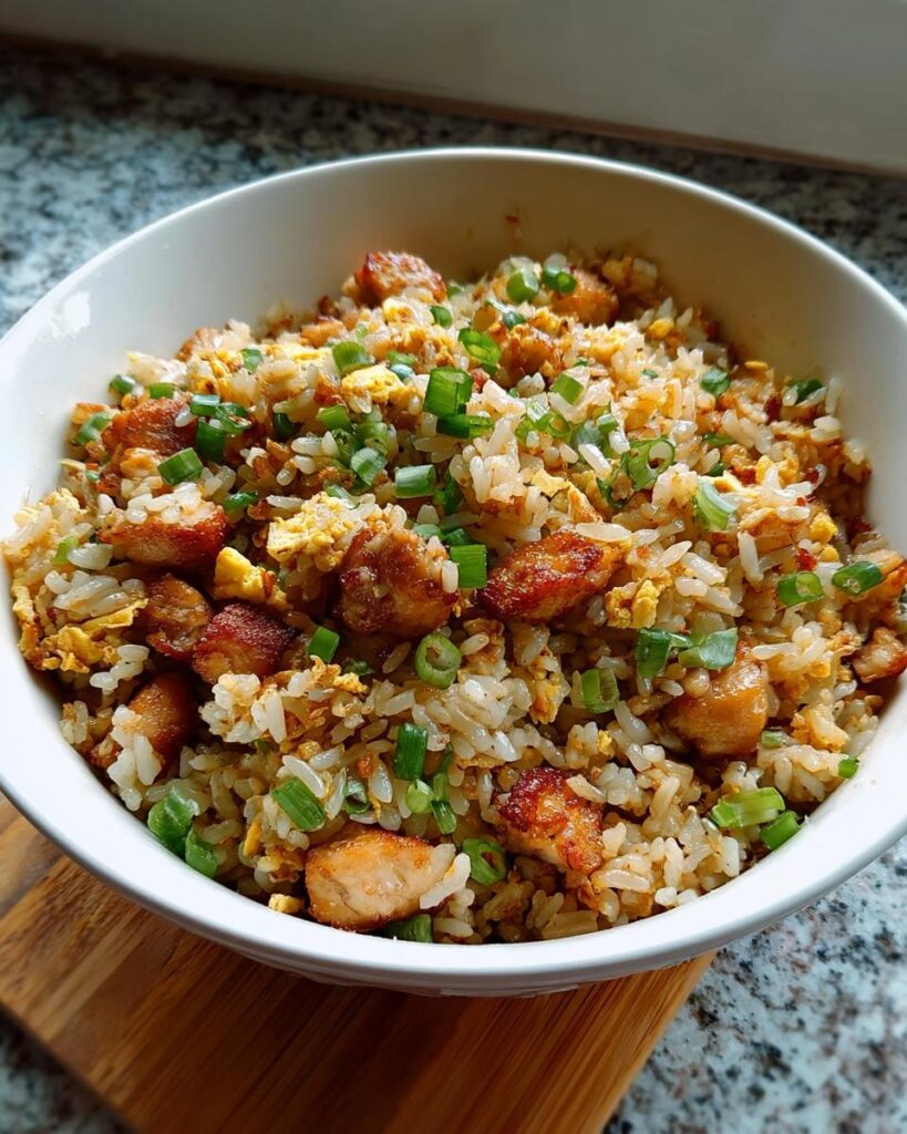 Fried Rice Chippy Amazing 10-Minute Chicken Fried Rice with Extra Crispy Bits