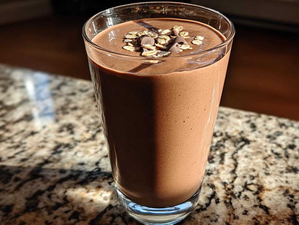Amazing 1 Chocolate Protein Smoothie with Cocoa Flavor