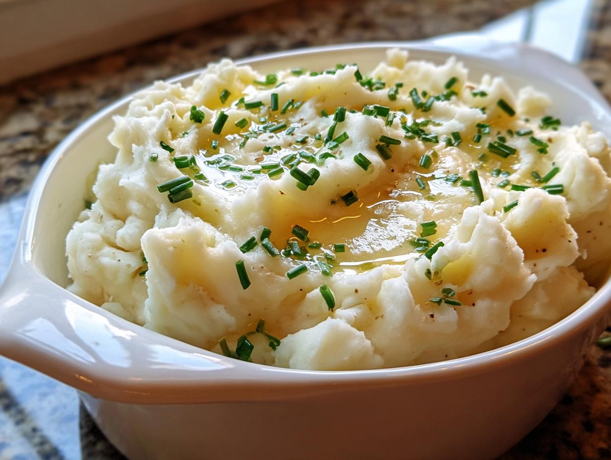 Amazing Garlic Mashed Potatoes with Fluffy Texture 5