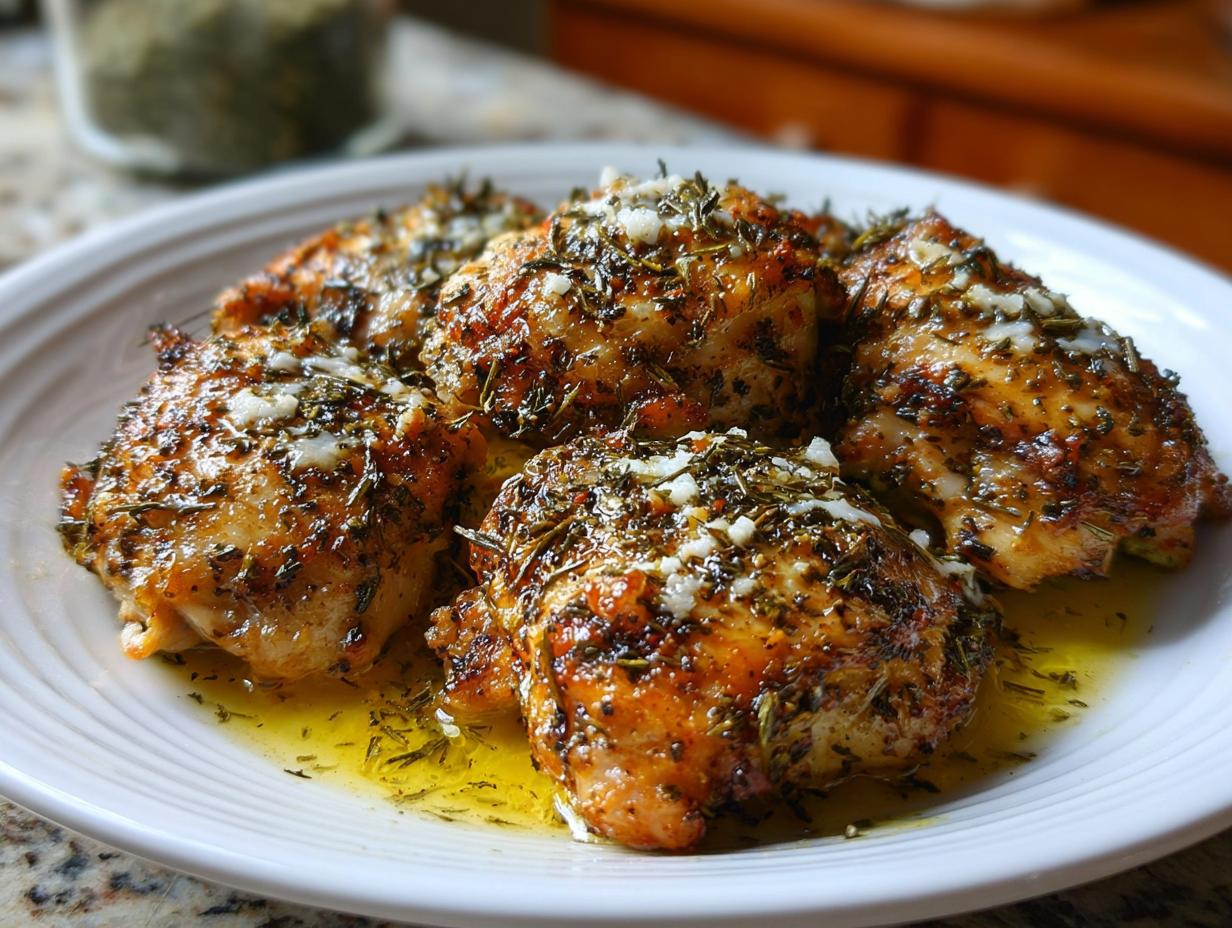 Stunning Greek Style Chicken with Garlic and Oregano 40 min