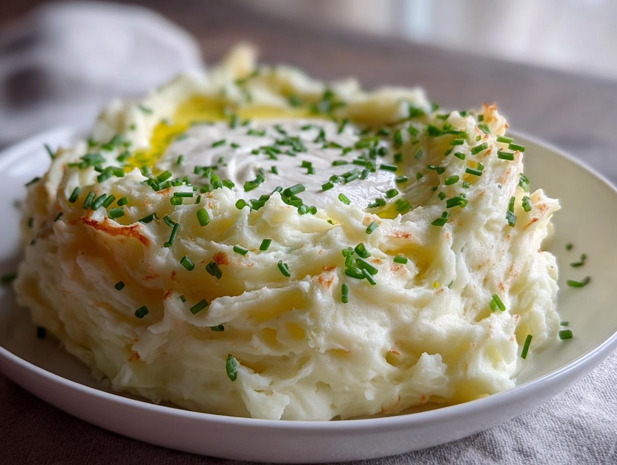 Amazing 30-Min Mashed Potatoes with Sour Cream and Chives