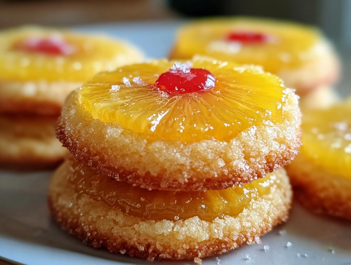Amazing 10 Pineapple Upside Sugar Cookies