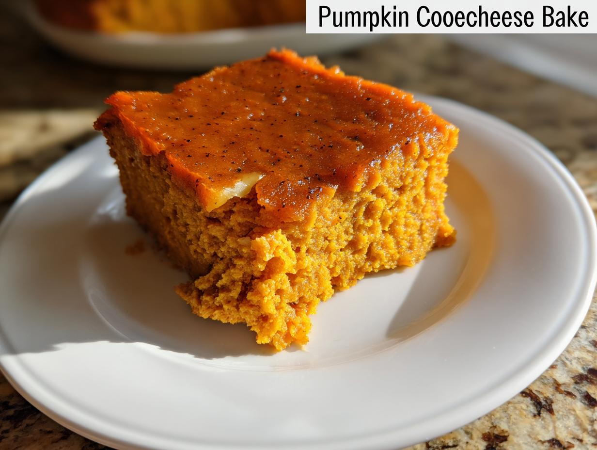 Amazing 1 Pumpkin Cottage Cheese Bake