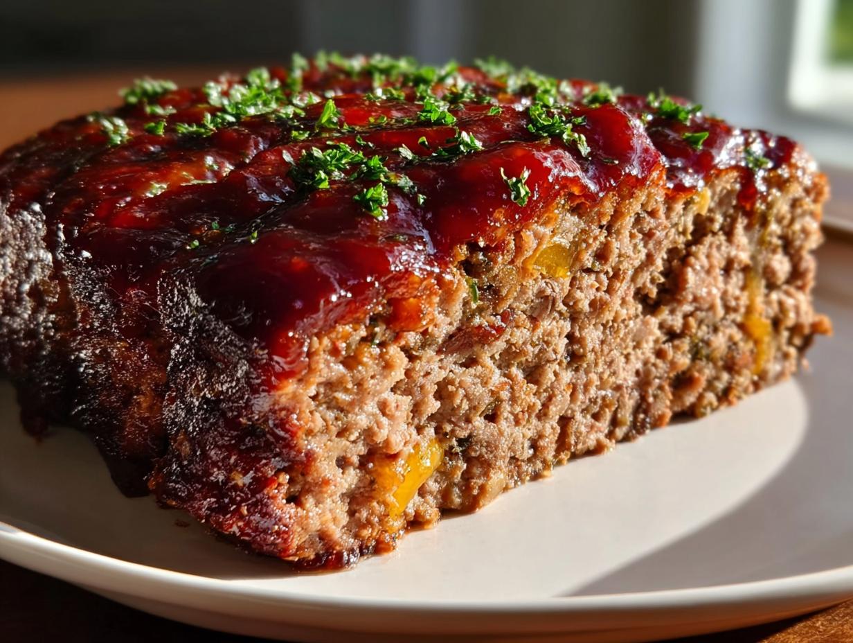 Amazing Turkey Meatloaf with Savory Glaze