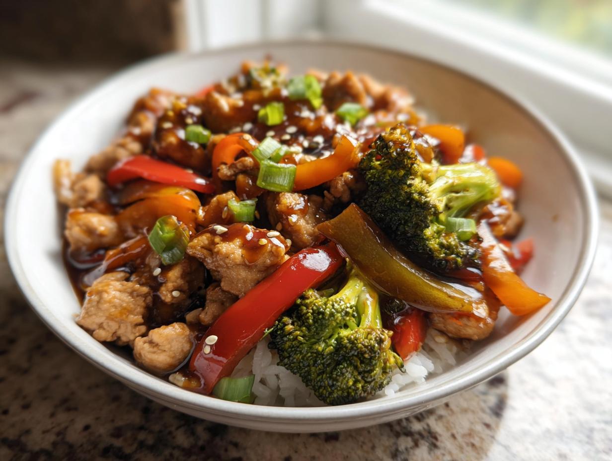1 Amazing Turkey Stir Fry with Sweet and Savory Sauce