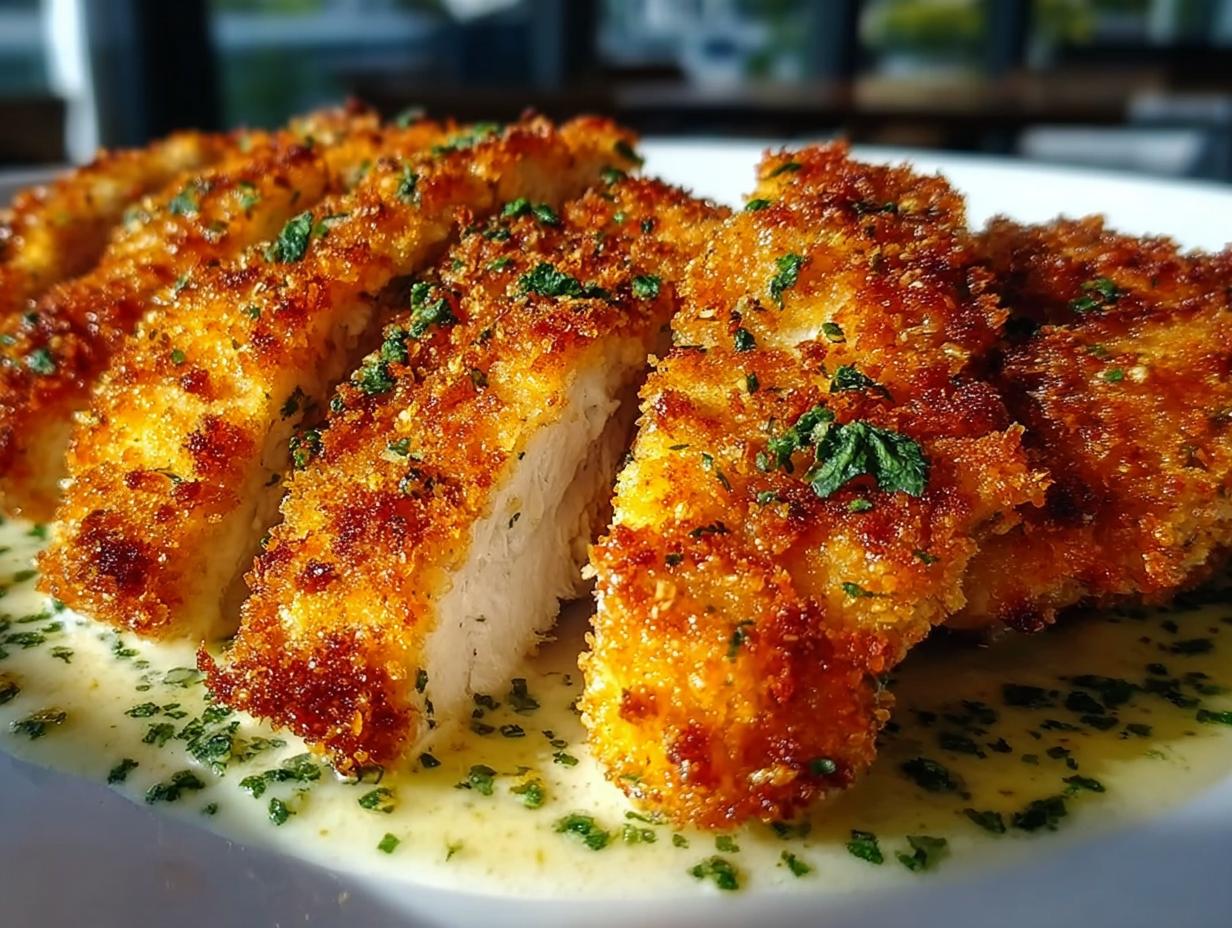 Amazing Zesty Parmesan Chicken with Crispy Edges