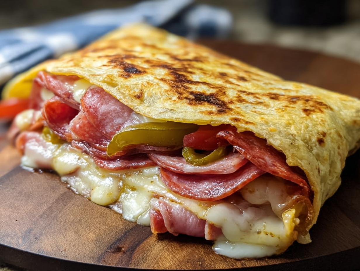 Amazing Italian Sub Wrap: 5-Minute Low-Carb Meal