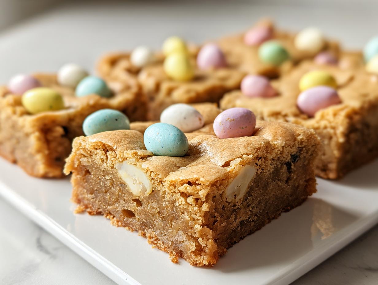 Irresistible Mini Egg Cookie Bars: 1 Blissful Bite