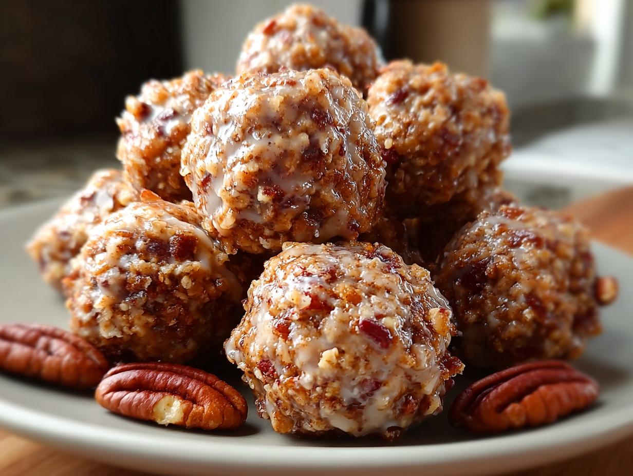 Amazing Pecan Crunch Glazed Bites 15