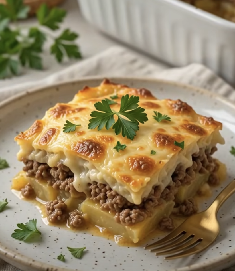 Cremiger Hackfleisch-Kartoffel-Auflauf